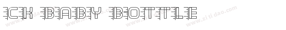 CK Baby Bottle字体转换